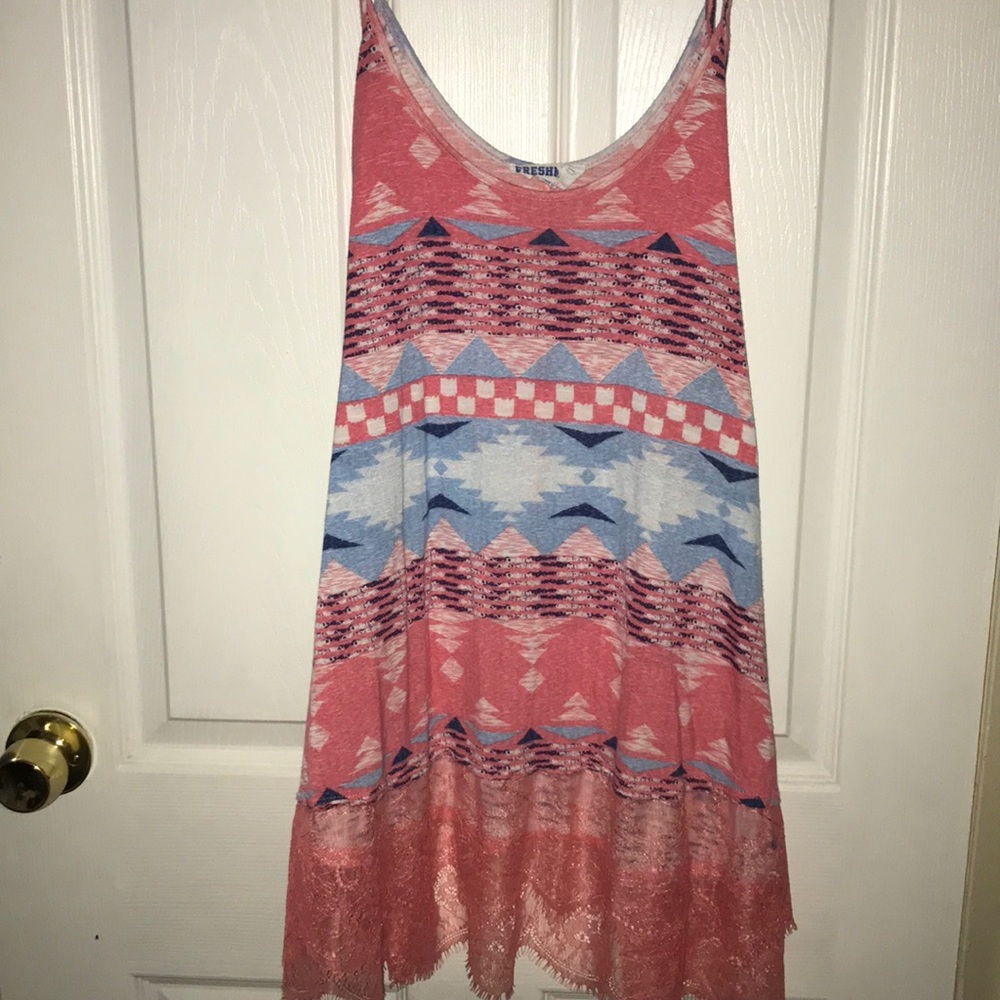 I have a Aztec print tank